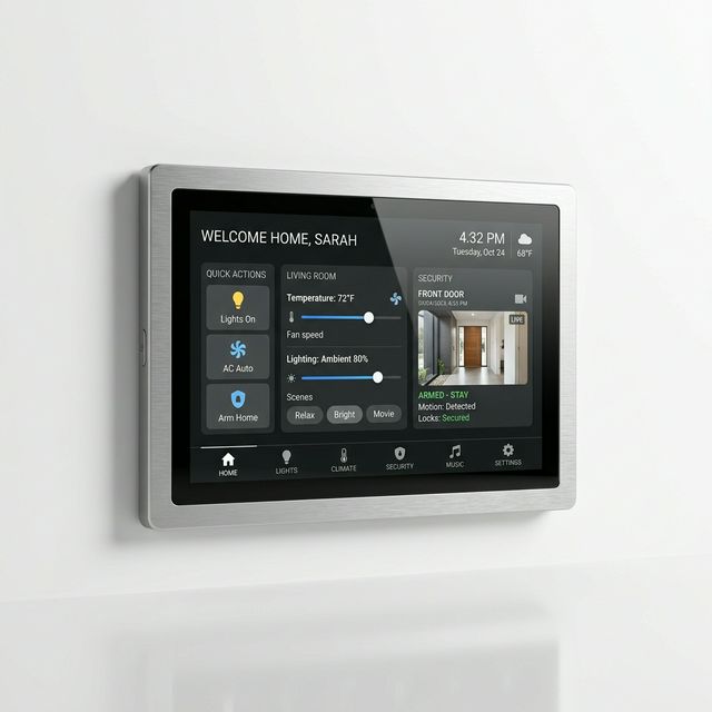 Smart Home Control Panel — Умный дом, Codefusion
